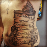 My rib tattoo music lyrics by staind #tattoo #lyrics #Staind #music 