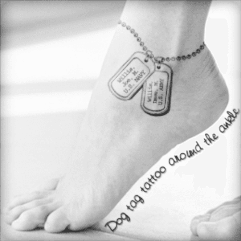 Discover more than 65 tattoos with dog tags  thtantai2