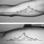 #mountain in #linework style. #simple but cool!