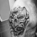 #skulls #skull #tattooskull #blackandgrey #blackandgreytattoo #skulllove #skulltattoos #skulltattoo #skulladdict #Skullfreak fresh tattoo, i love to do skulls 😍💀💀