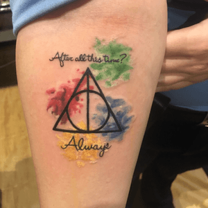 Harry Potter tattoo by Alex Heart 