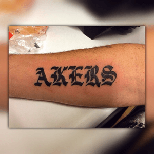 Akers tattoo 