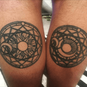 Cardcaptors sun and moon symbol tattoos #sun #moon #cardcaptors 