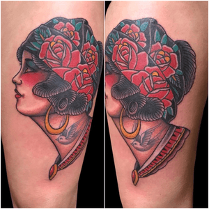 Tattoo by artist Neal Aultman. See more of Neal's work here: http://www.larktattoo.com/long-island-team-homepage/neal-aultman/ #traditional #traditionaltattoo #colortattoo #ladyhead #ladyheadtattoo #rosetattoo #rose #roses #tattoowithtattoo #swallow #swallowtattoo #tattoo #tattoos #tat #tats #tatts #tatted #tattedup #tattoist #tattooed #inked #inkedup #ink #tattoooftheday #amazingink #bodyart #tattooig #tattoosofinstagram #instatats #larktattoo #larktattoos #larktattoowestbury #westbury #longisland #NY #NewYork #usa #art #neal #aultman #nealaultman