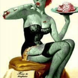 Zombie pin up girl #megandreamtattoo