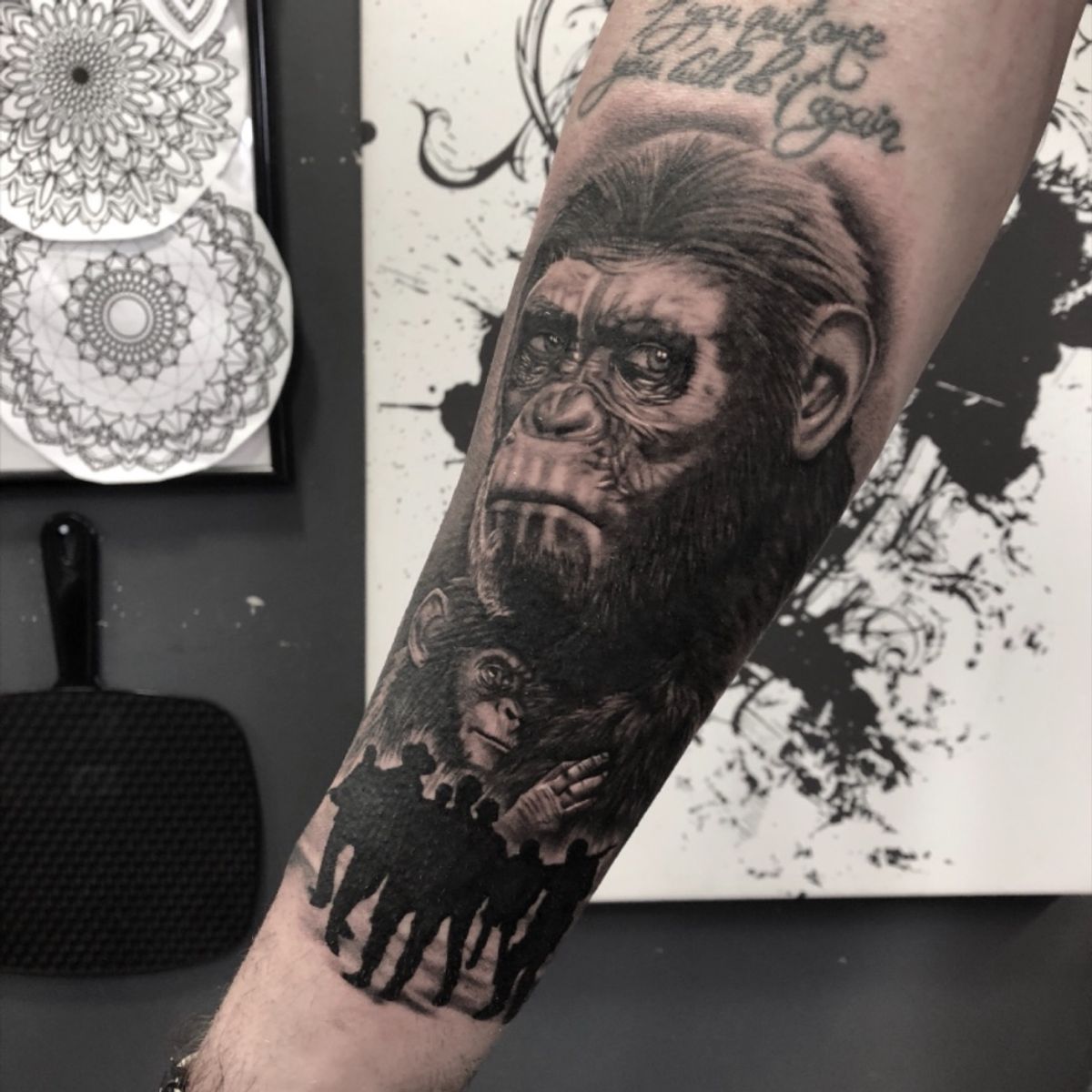 Tattoo uploaded by Matt West • Ceasar from planet of the apes • Tattoodo