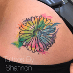 #tattoosbyshannon #mattoostudio #daisy #watercolor 