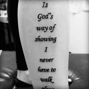 "A twin is gods way of showing i never have to walk alone" and yes my sister got the same thing