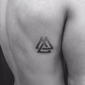 Triangle #geometric #blackwork #tattoo #triangle 