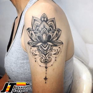 Tatuagem flor-de-lotus #tatuagem #tattoo #flordelotus #lotus 