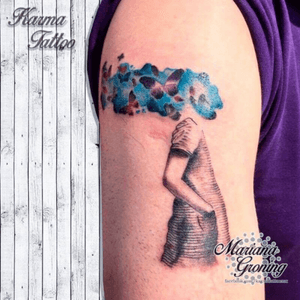 Watercolor and realism tattoo #tattoo #tatuaje #color #mexicocity #marianagroning #tatuadora #karmatattoo #awesome #colortattoo #tatuajes #claveria #ciudaddemexico #cdmx #tattooartist #tattooist #watercolor #acuarela 