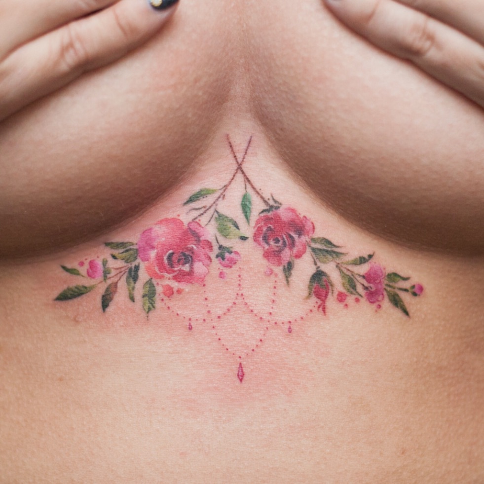 35 Sexy Underboob Tattoo Designs for Women  The Trend Spotter