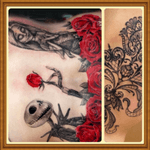 I want to do a shole backpiece. Lower back to be the nightnare christmas and the upper back to be a lacey racy design maybe as shown. @meganmassacrecontest @dreamtattoo 
