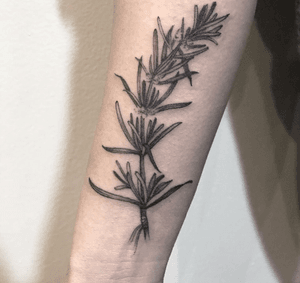 #rosemary  tattoo done by Sue 