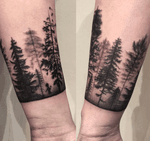 #forest #landscape done by Sue #blackwork 