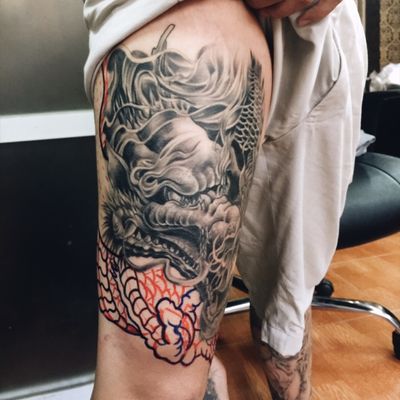 Dragon tattoo By D.Viet