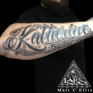 Tattoo by Lark Tattoo artist Matt C. Ellis.See more of Matt’s work here: https://www.larktattoo.com/long-island-team-homepage/matt/#lettering #letteringtattoo #fancylettering #fancyletteringtattoo #bng #bngtattoo #blackandgraytattoo #blackandgreytattoo #tattoo #tattoos #tat #tats #tatts #tatted #tattedup #tattoist #tattooed #tattoooftheday #inked #inkedup #ink #amazingink #bodyart #tattooig #tattoosofinstagram #instatats  #larktattoo #larktattoos #larktattoowestbury #westbury #longisland #NY #NewYork #usa #art