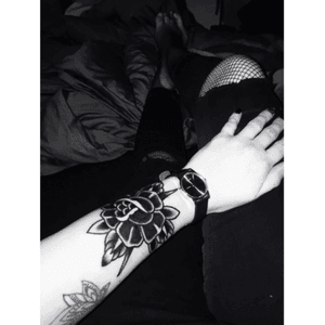 NEW #tattoo #traditional #rose #black #inked #loveit 🌹🖋 