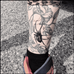 #black #spider #web #tattoo #blackwork #totemica #ontheroad 