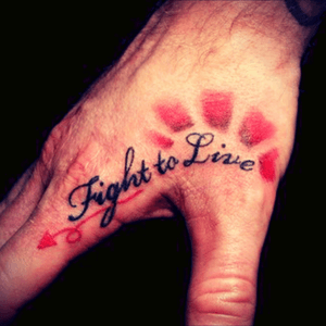 Woukd use different saying #handtattoo 