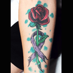 "65 Roses", for Cystic Fibrosis. The teal colored bubbles are for ovarian cancer.