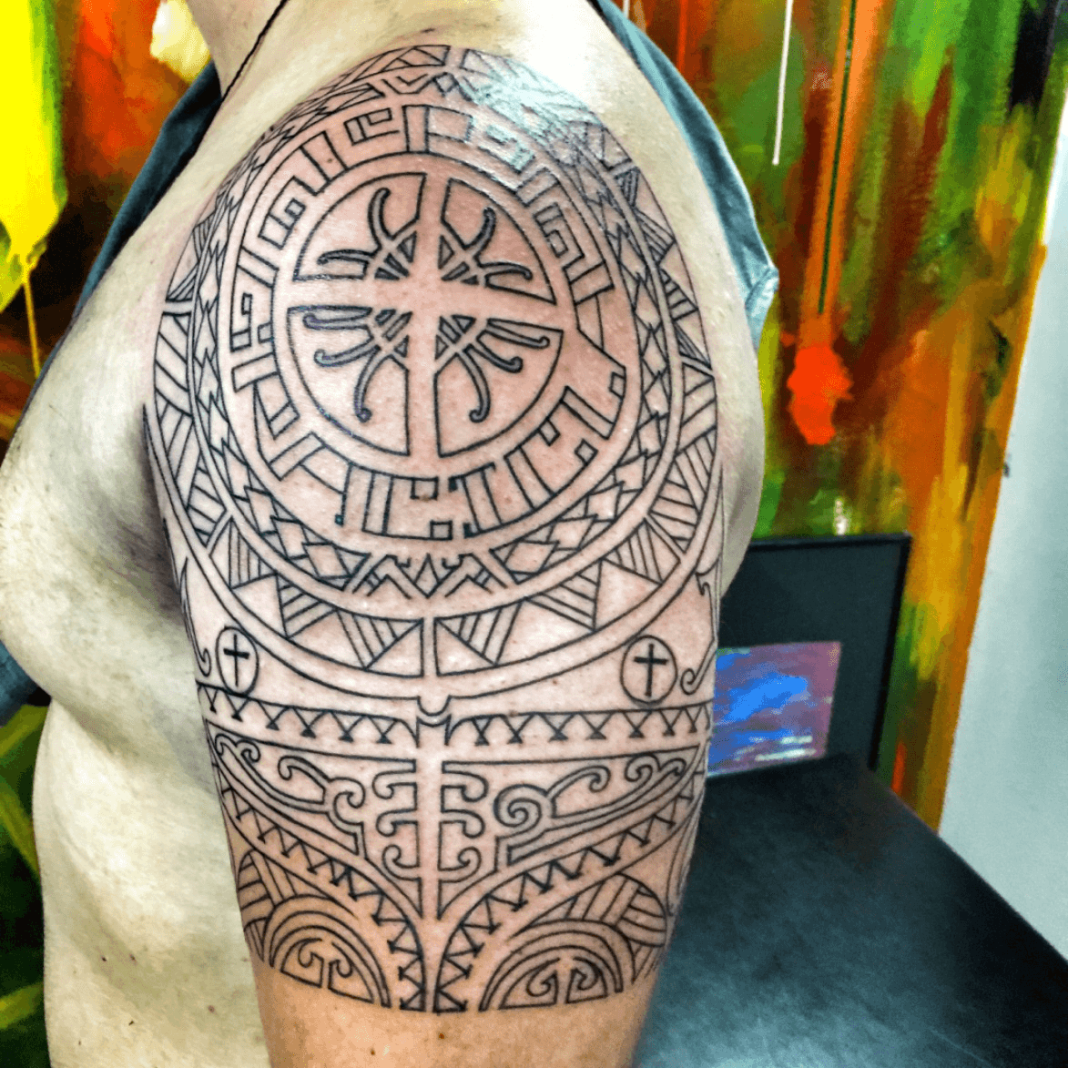 Pin de Chris ODonnell em Colombian tribal tattoo  Totem indígena  Tatuagens maias Totem tattoo