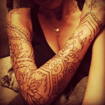 #linework #sleeve #tattooedgirls #mandala 