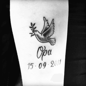And my most recently one. Opa means grandpa in dutch. He passed away on the 15th of September in 2011, he loved pigeons.