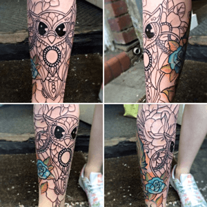 Outline to a ongion legpiece im working on custom 