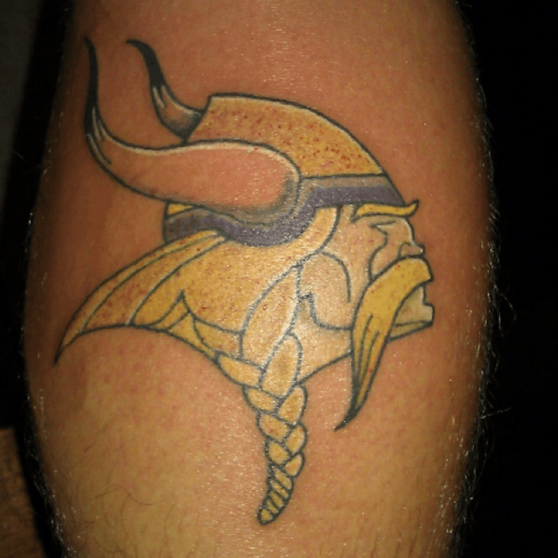 Tattoo uploaded by Jeff • Vikings logo #vikings #nfl • Tattoodo