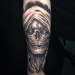Grim Reaper tattoo by Jeremiah Barba. 