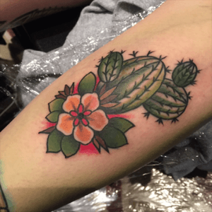 #cactus i got at #hellcity tattoo convention in Columbus, Ohio. By @williamvantattoos 