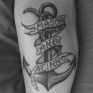 Anchor for my two boys. Compliments of Liz from Bang Bang NY.