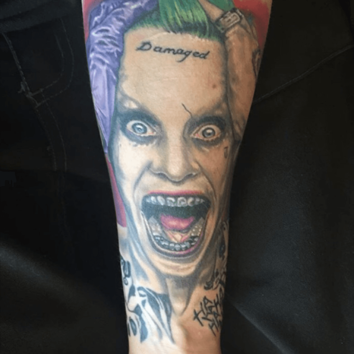 Tattoo uploaded by Daniel Meredith • Jared Leto's Joker #jaredleto # ...