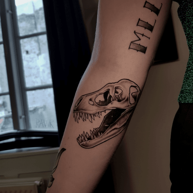 10 Best Dinosaur Tattoo Ideas Top Dinosaur Tattoos  MrInkwells