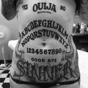 Ouija board tattoo #ouija 