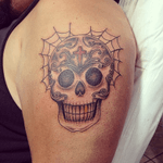 #caveira #caveiramexicana #mexicana #skull #mexican #tattoo #jeffinhotattow 