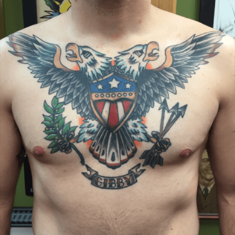  Double headed eagle piece by Jase   Retribution Tattoo  Facebook