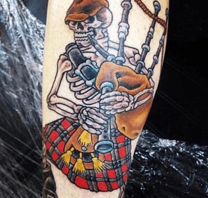 Traditional tattoo by Ken Cameron