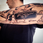 Nextsecond tatto #flamingtattoo #ford #mustang #race #oldschool #france #ftctatouage #bordeaux 