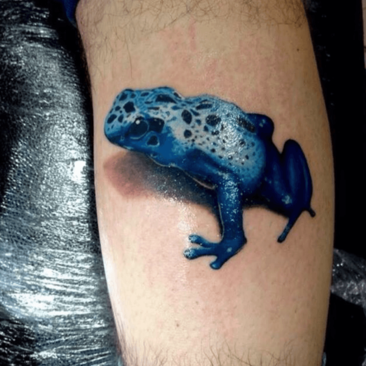 Japanese Blue Frog Yakuza Tattoo Idea  BlackInk