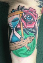 Done by Lex van der Burg - Resident Artist. #tat #tatt #tattoo #tattoos #amazingtattoo #ink #inked #inkedup #amazingink #neotraditional #neotraditionaltattoo #neotraditionaltattoos #eye #eyetattoo #rose #roses #rosetatto #salamander #hourglass #hourglasstattoo #HourglassTattoos #color #colortattoo #arm #armpiece #tattoolovers #inklovers #artlovers #art #culemborg #netherlands 