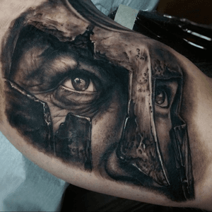 Spartan Tattoo by Kevin Cly , Stay Ture Tattoo Mentor,OH.. IG:@kevincly_tattoos