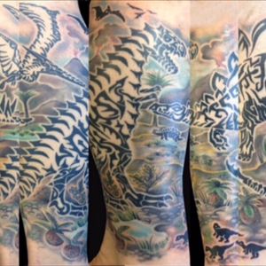 Tattoo uploaded by Dean • Tribal Dinosaur by Nina Grieson-jones #drawingbloodstudio #dinosaur • Tattoodo Tattoo uploaded by Dean • Tribal Dinosaur by Nina Grieson-jones #drawingbloodstudio #dinosaur • Tattoodo