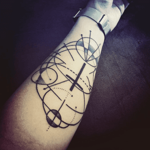 DelMar tattoo #55crew #geometric 