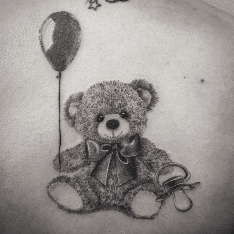 12 Small Teddy Bear Tattoo Ideas  PetPress  Teddy bear tattoos Bear  tattoo Bear tattoos