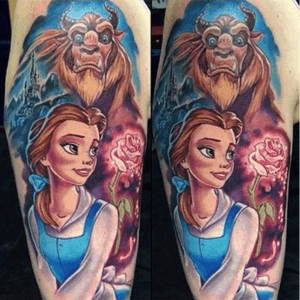 Disney Beauty and the Beast tattoo #Disney 