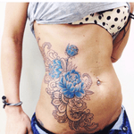 I wish i had a pic of it all colored in (assuming she did) #flowers #paisley 