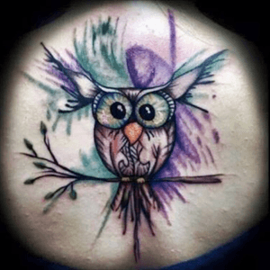 #owl #watercolor #megandreamtattoo 