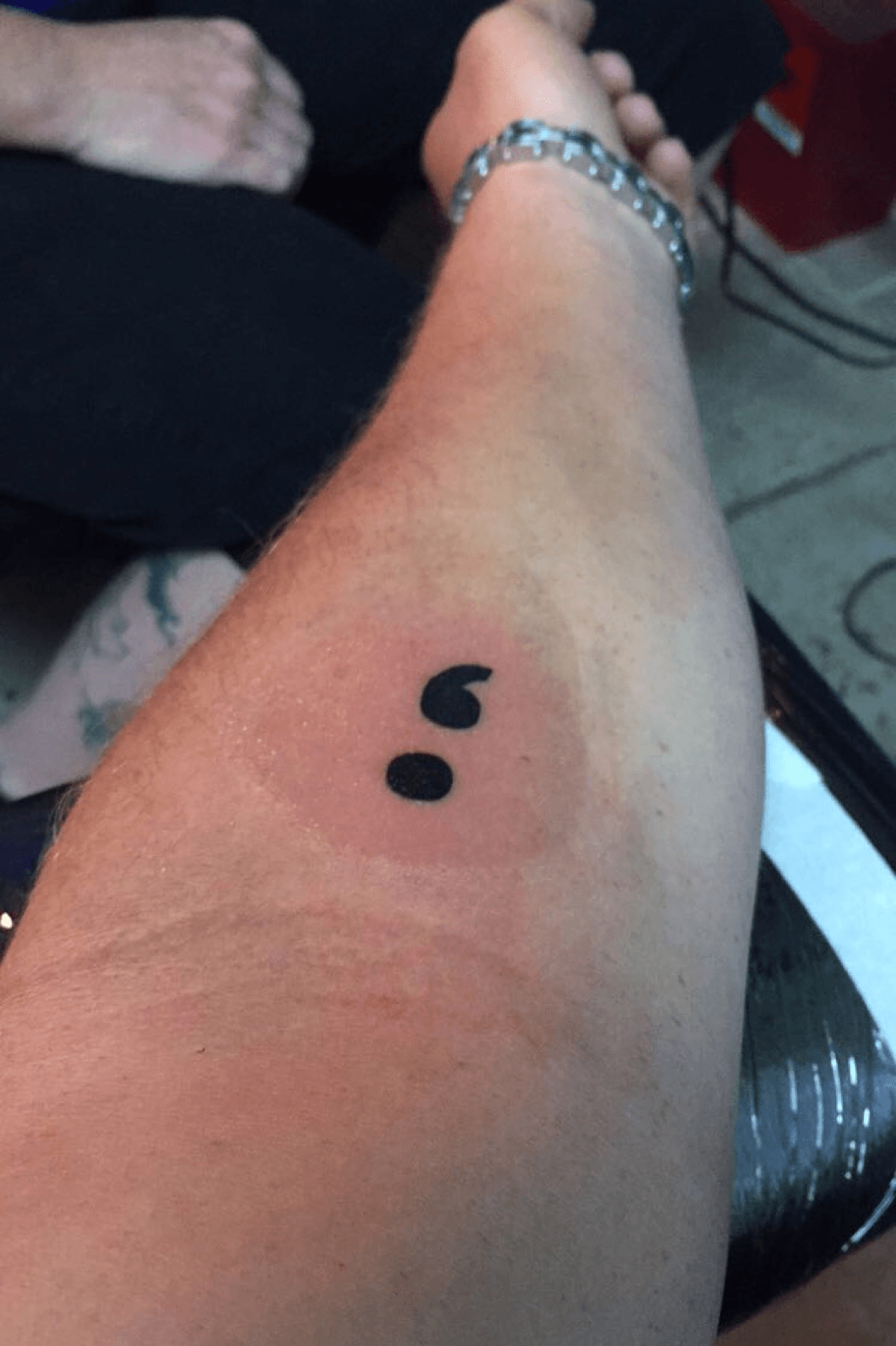 semicolon project tattoo